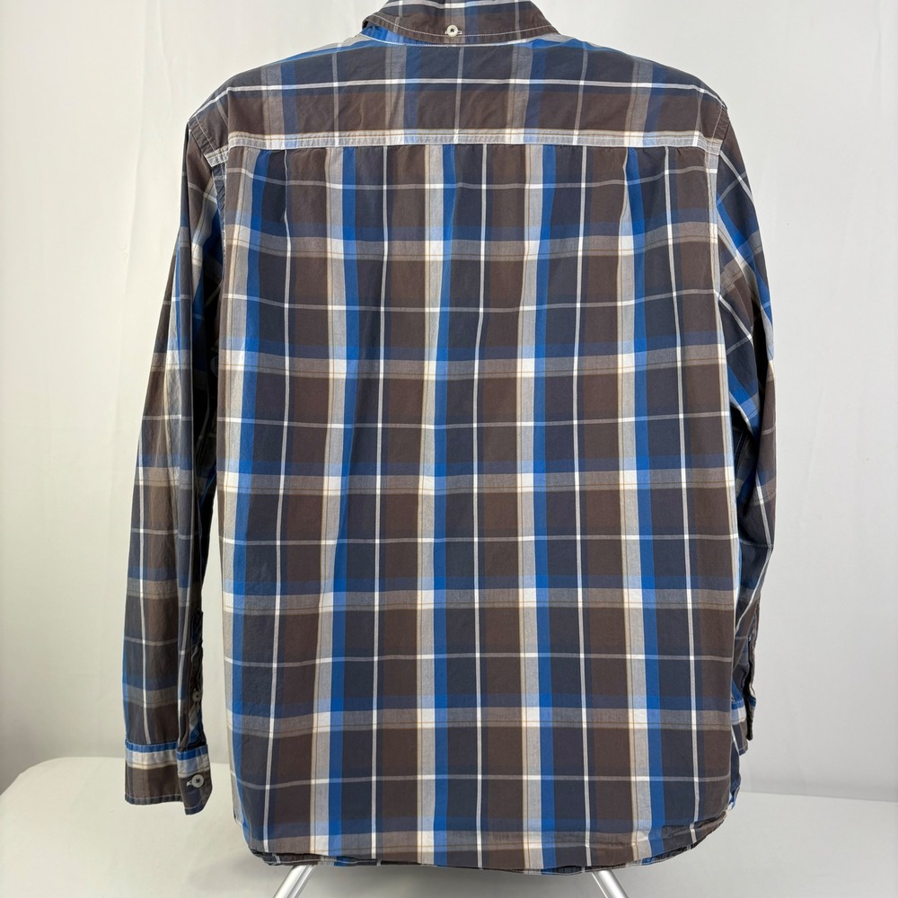American Eagle Outfitters Mens Plaid Athletic Fit L/S Button Down Shirt‎ XXL - Picture 4 of 7